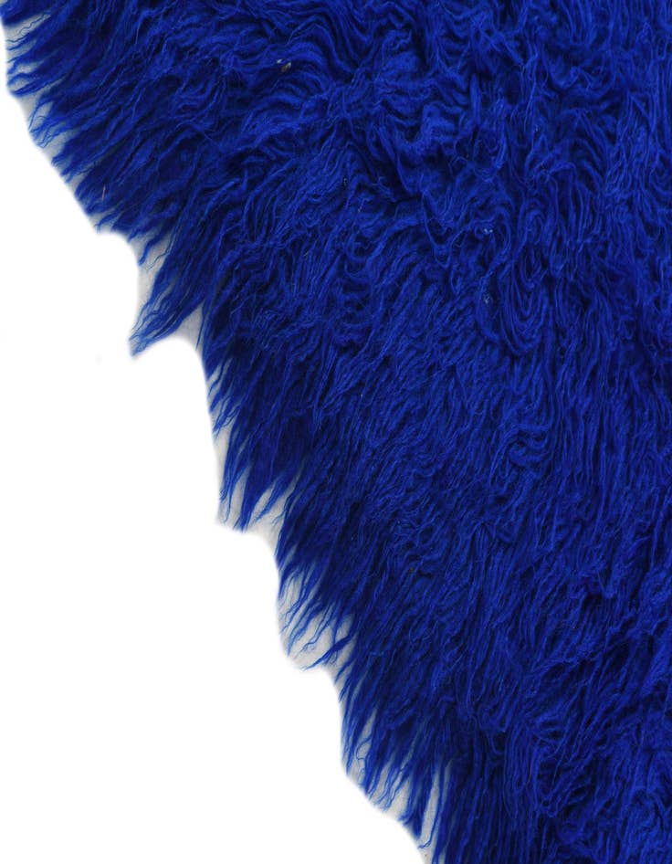 Detail image of  2' 4 x 4' 2  Hand Knotted Moroccan Wool Rug