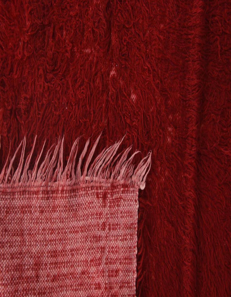 Detail image of  2' 10 x 4' 8  Hand Knotted Moroccan Wool Rug