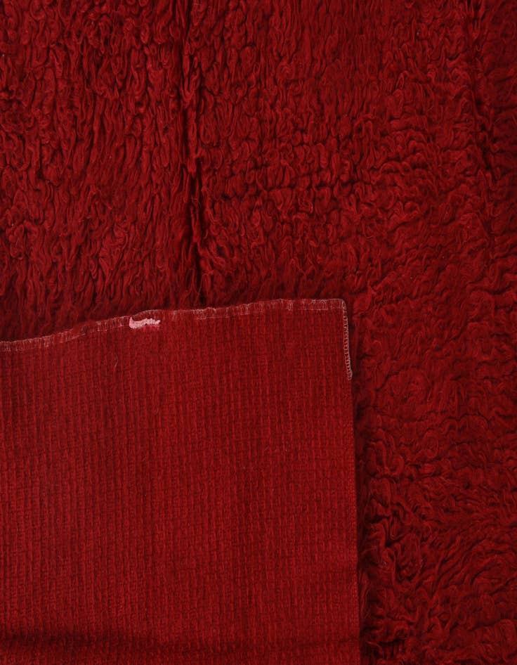 Detail image of  4' 3 x 5' 10  Hand Knotted Moroccan Wool Rug