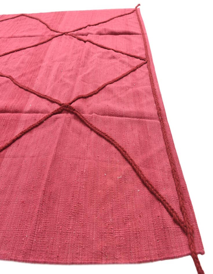 Detail image of  6' 9 x 9' 9  Hand Knotted Moroccan Wool Rug