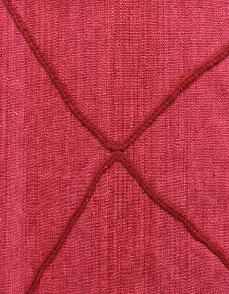 Detail image of  6' 9 x 9' 9  Hand Knotted Moroccan Wool Rug