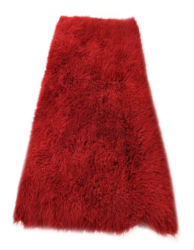 Detail image of  4' 9 x 7' 2  Hand Knotted Moroccan Wool Rug