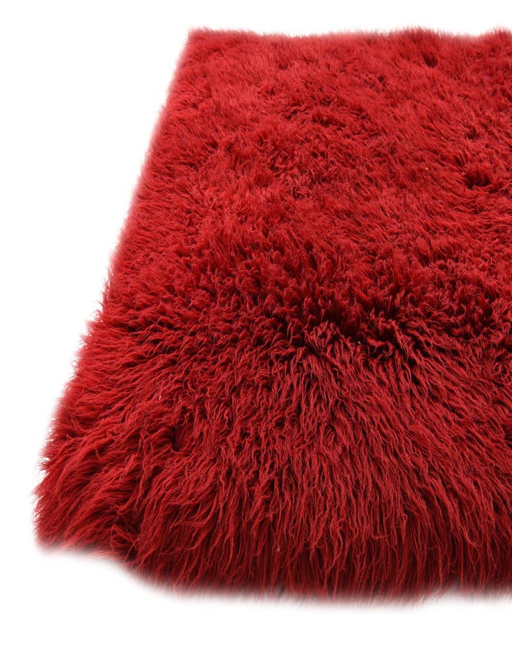 Detail image of  4' 9 x 7' 2  Hand Knotted Moroccan Wool Rug