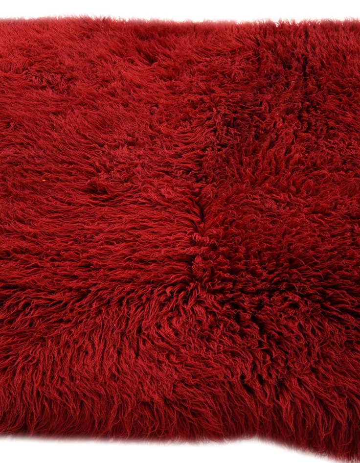 Detail image of  4' 9 x 7' 2  Hand Knotted Moroccan Wool Rug