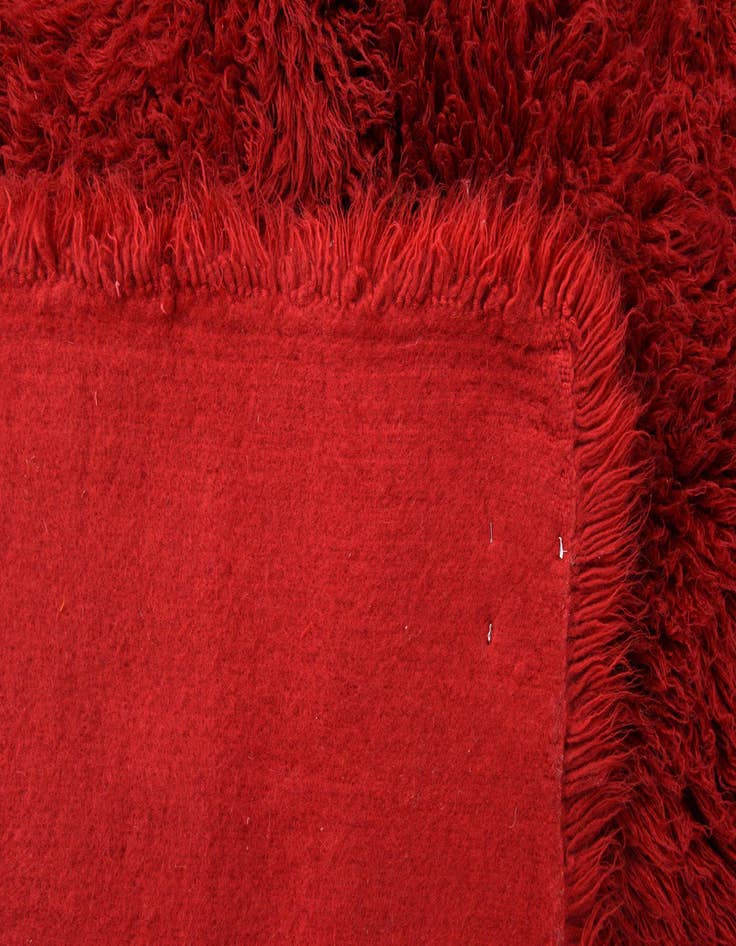 Detail image of  4' 9 x 7' 2  Hand Knotted Moroccan Wool Rug