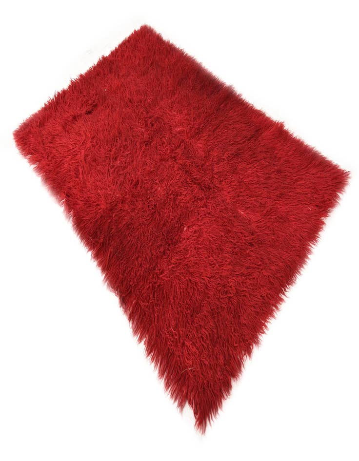 Detail image of  3' 10 x 5' 10  Hand Knotted Moroccan Wool Rug