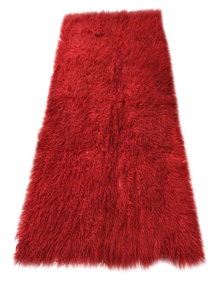 Detail image of  3' 10 x 5' 10  Hand Knotted Moroccan Wool Rug