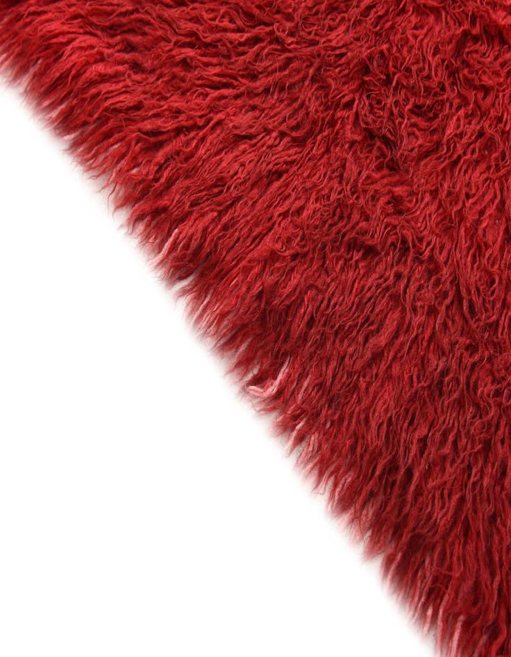 Detail image of  3' 10 x 5' 10  Hand Knotted Moroccan Wool Rug