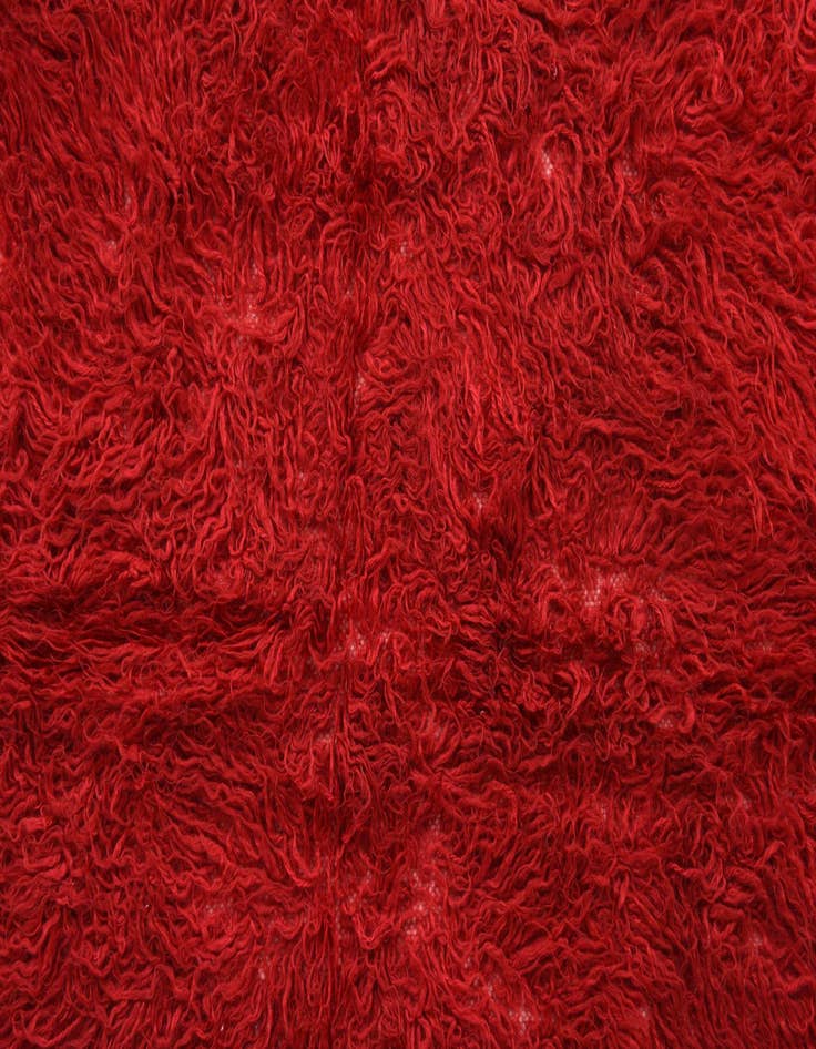 Detail image of  3' 10 x 5' 10  Hand Knotted Moroccan Wool Rug