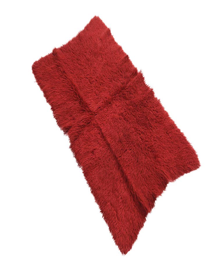 Detail image of  2' 5 x 4' 2  Hand Knotted Moroccan Wool Rug