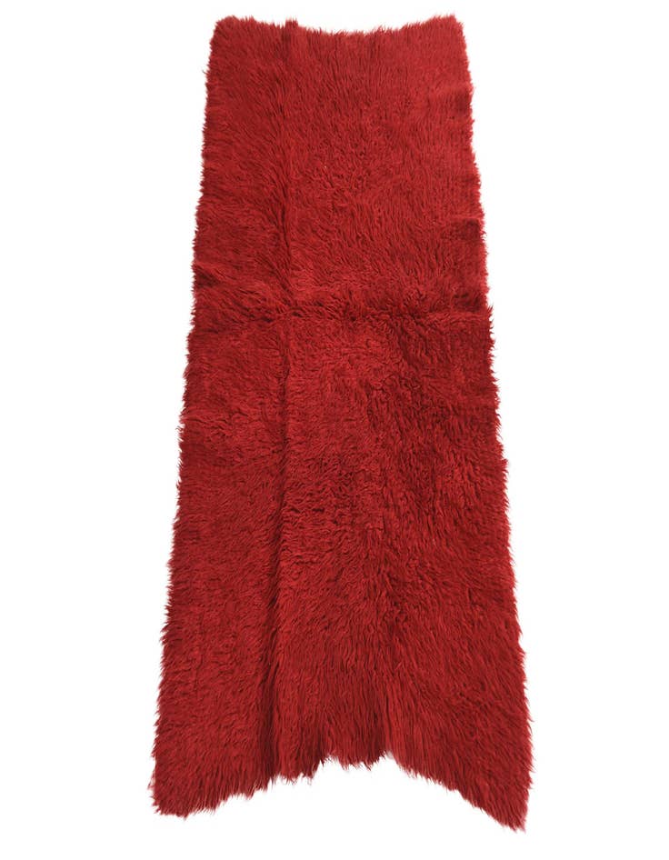 Detail image of  2' 5 x 4' 2  Hand Knotted Moroccan Wool Rug