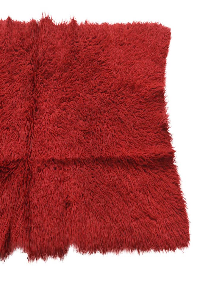 Detail image of  2' 5 x 4' 2  Hand Knotted Moroccan Wool Rug