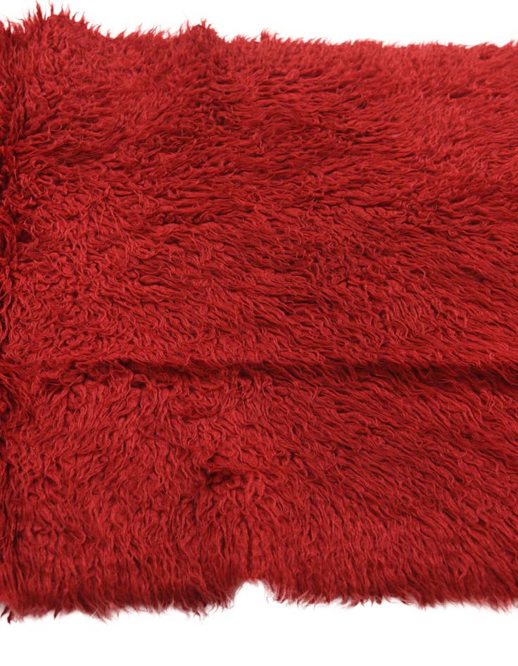 Detail image of  2' 5 x 4' 2  Hand Knotted Moroccan Wool Rug