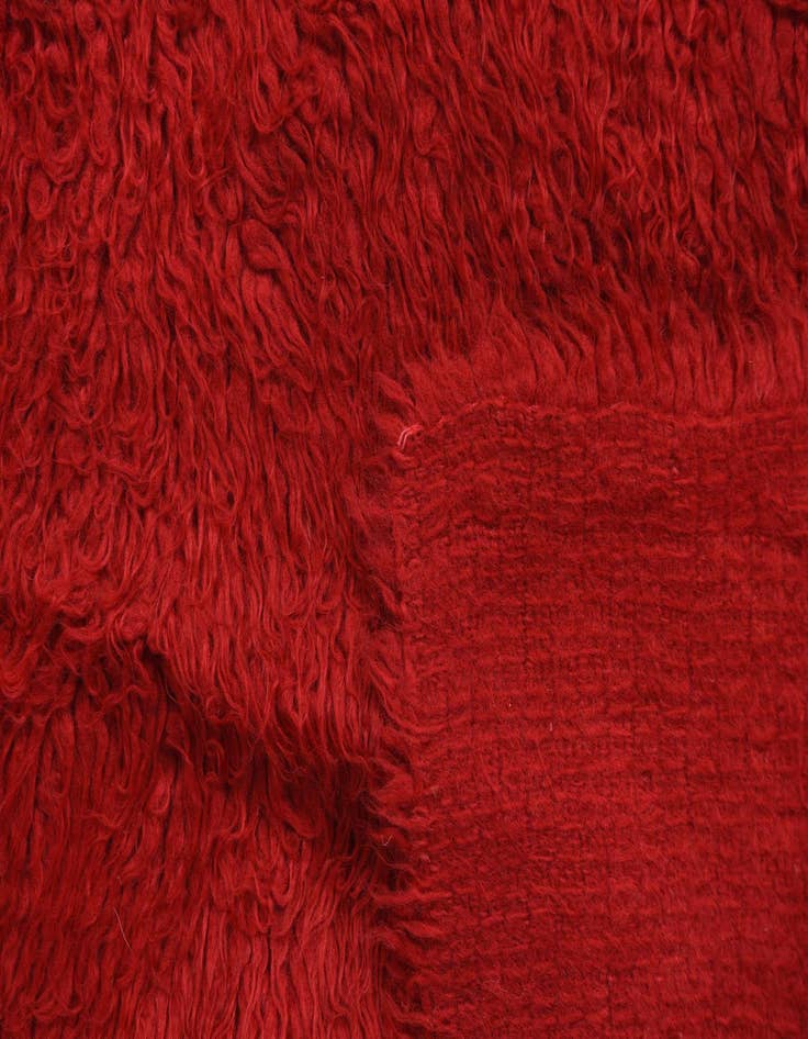 Detail image of  2' 5 x 4' 2  Hand Knotted Moroccan Wool Rug