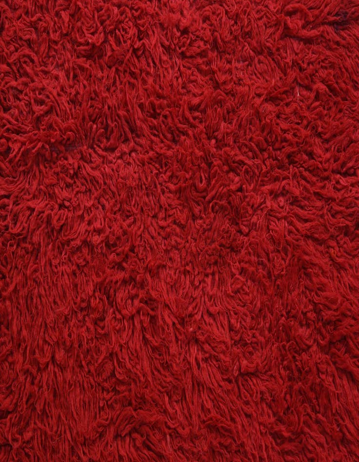 Detail image of  5' 4 x 8'  Hand Knotted Moroccan Wool Rug