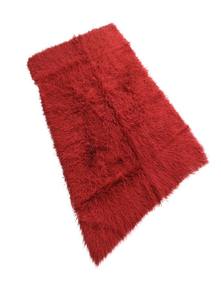 Detail image of  4' 6 x 6' 8  Hand Knotted Moroccan Wool Rug