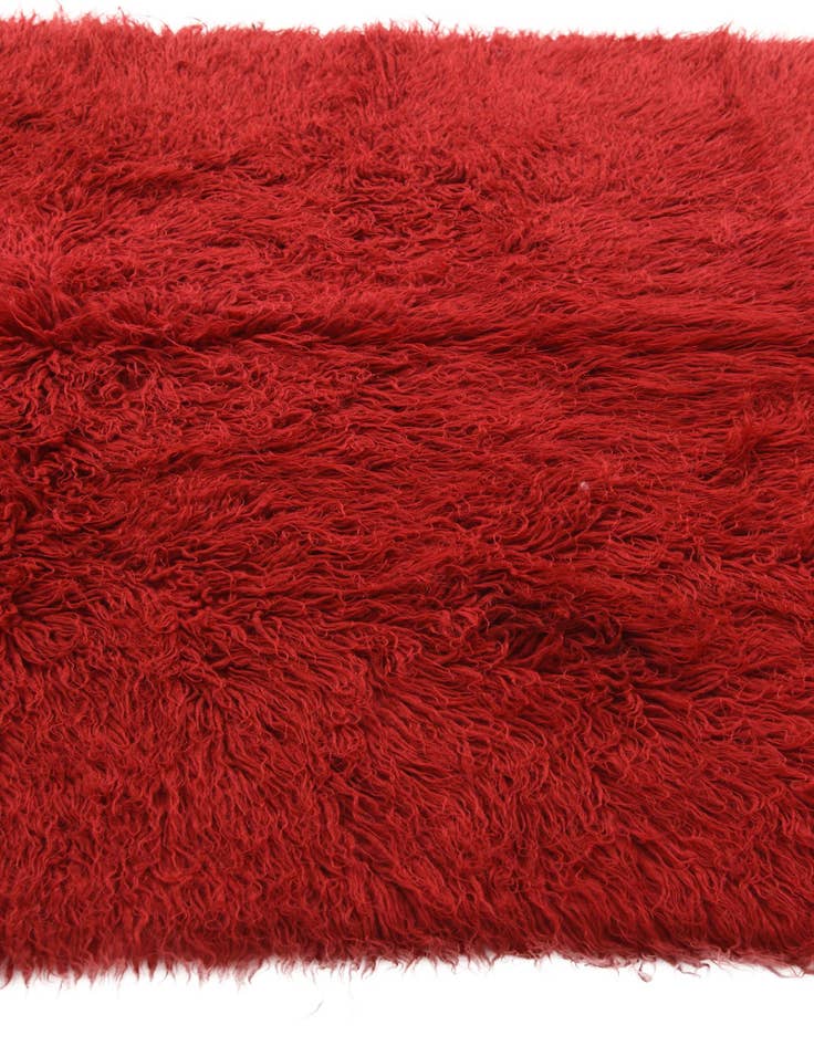 Detail image of  4' 6 x 6' 8  Hand Knotted Moroccan Wool Rug