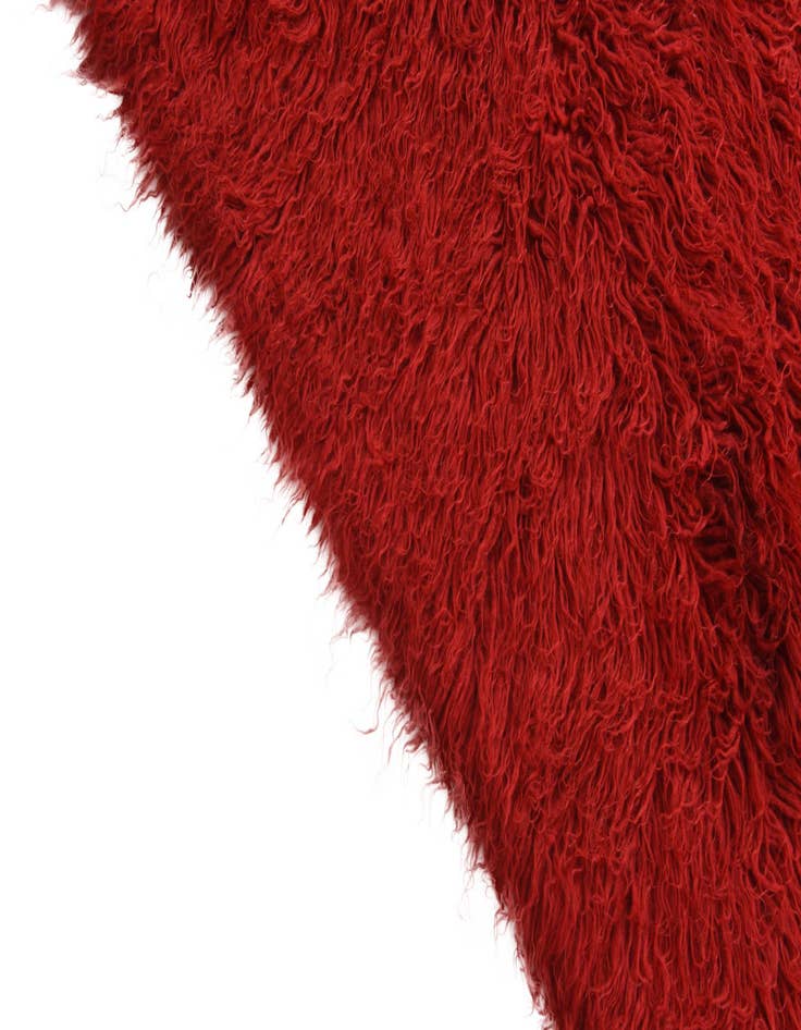 Detail image of  4' 6 x 6' 8  Hand Knotted Moroccan Wool Rug