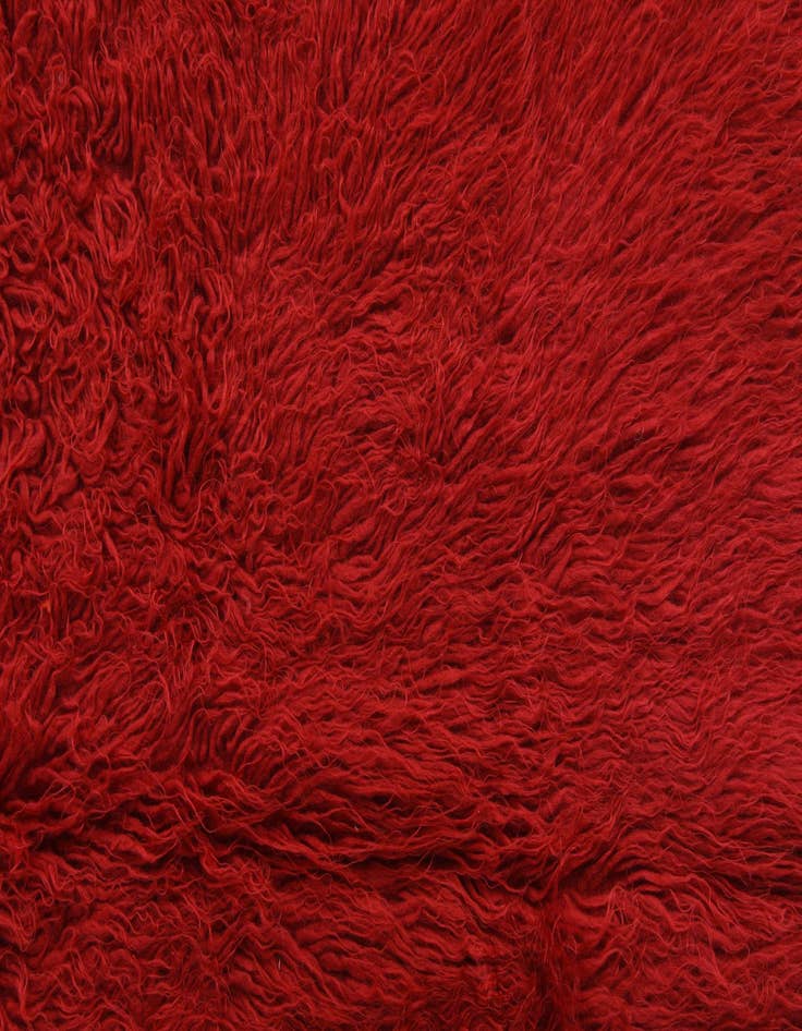 Detail image of  4' 6 x 6' 8  Hand Knotted Moroccan Wool Rug