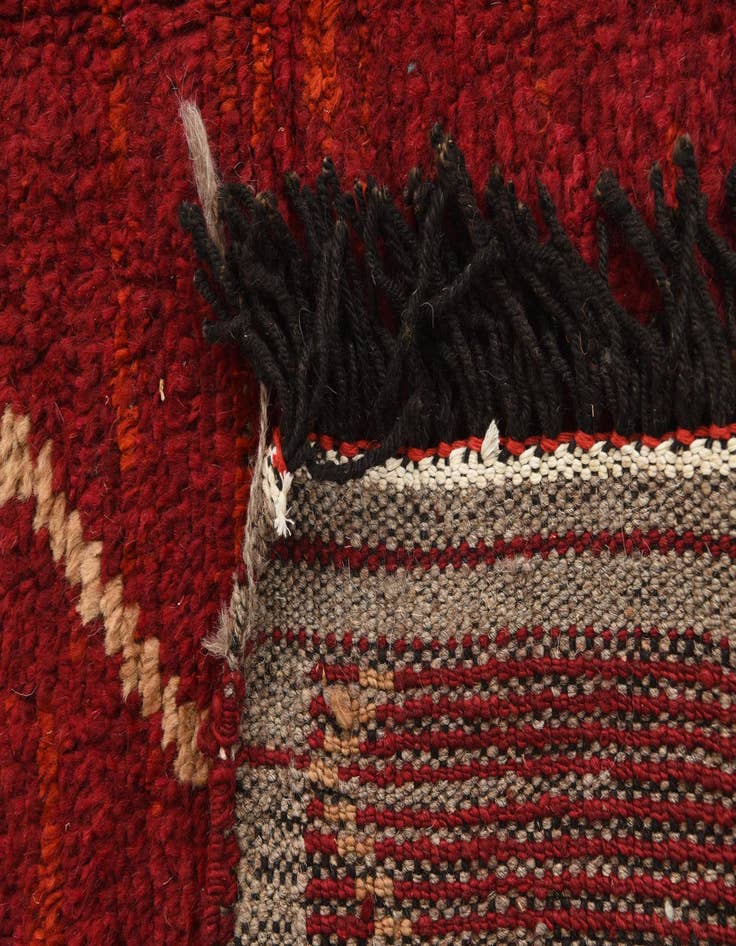 Detail image of  4' 3 x 6' 8  Hand Knotted Moroccan Wool Rug