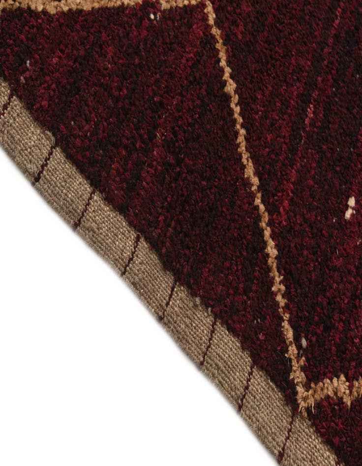 Detail image of  4' x 6' 7  Hand Knotted Moroccan Wool Rug