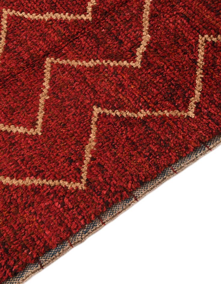 Detail image of  5' x 8' 4  Hand Knotted Moroccan Wool Rug