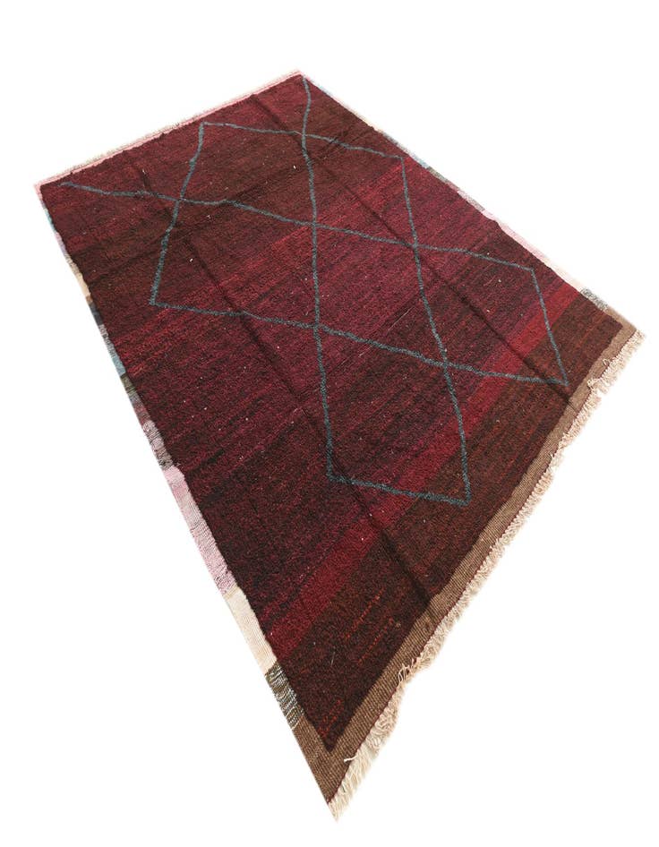 Detail image of  8' 2 x 10' 6  Hand Knotted Moroccan Wool Rug