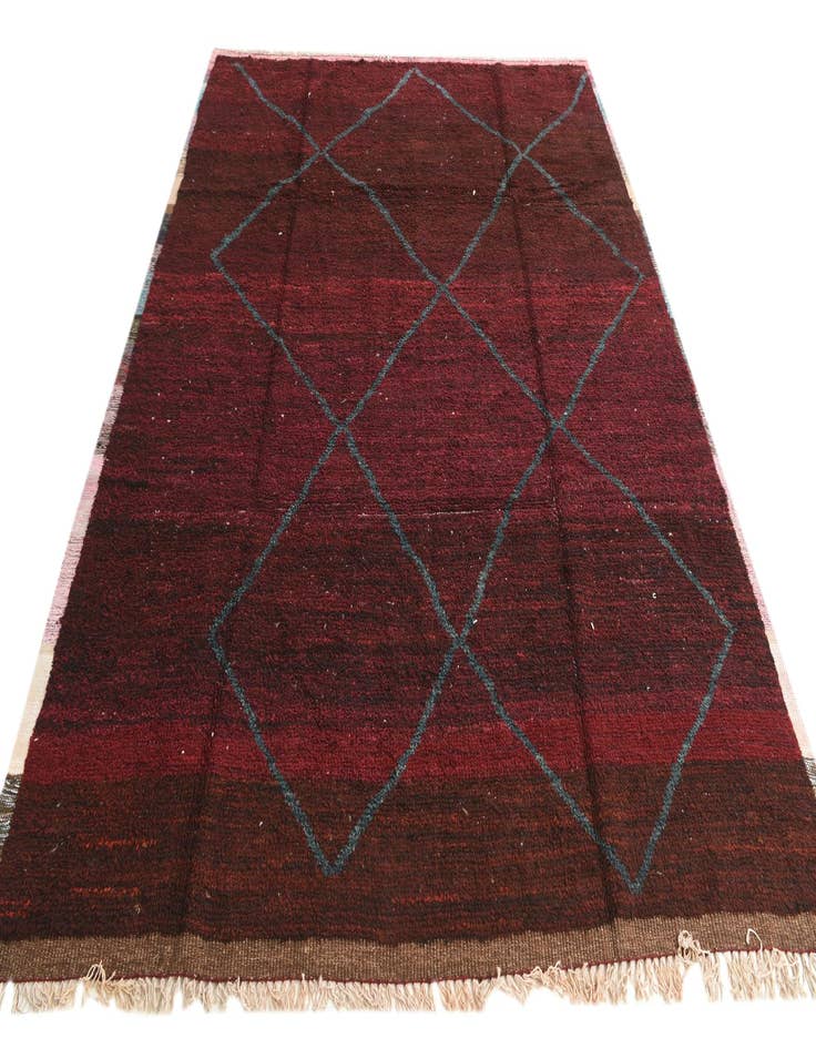 Detail image of  8' 2 x 10' 6  Hand Knotted Moroccan Wool Rug