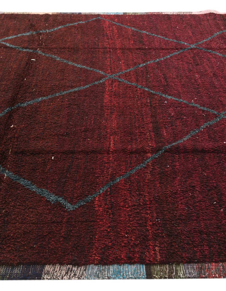 Detail image of  8' 2 x 10' 6  Hand Knotted Moroccan Wool Rug