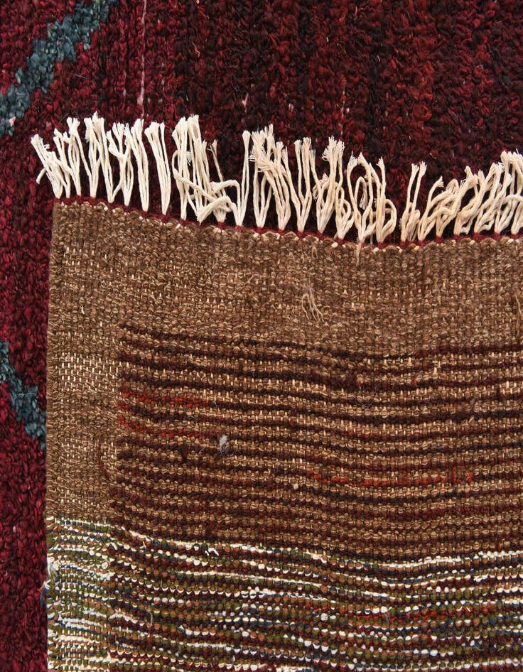 Detail image of  8' 2 x 10' 6  Hand Knotted Moroccan Wool Rug