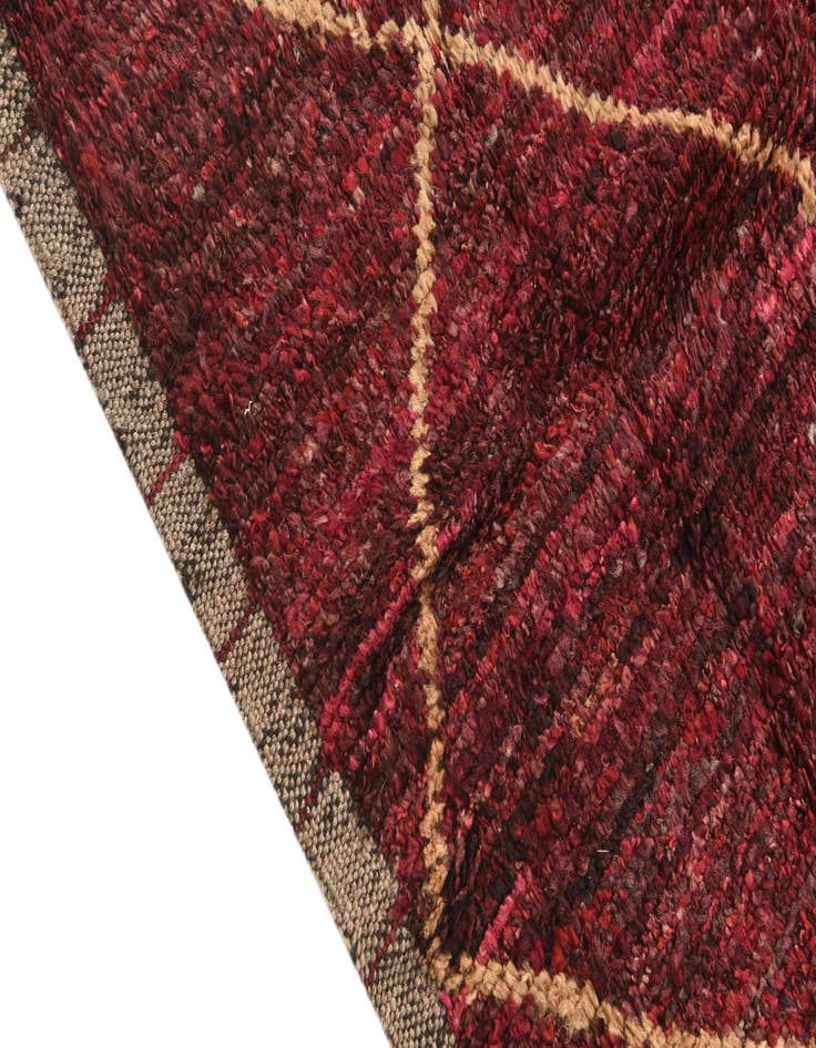 Detail image of  4' 2 x 6' 8  Hand Knotted Moroccan Wool Rug