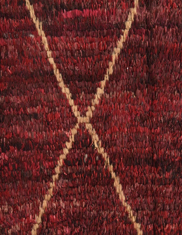 Detail image of  4' 2 x 6' 8  Hand Knotted Moroccan Wool Rug