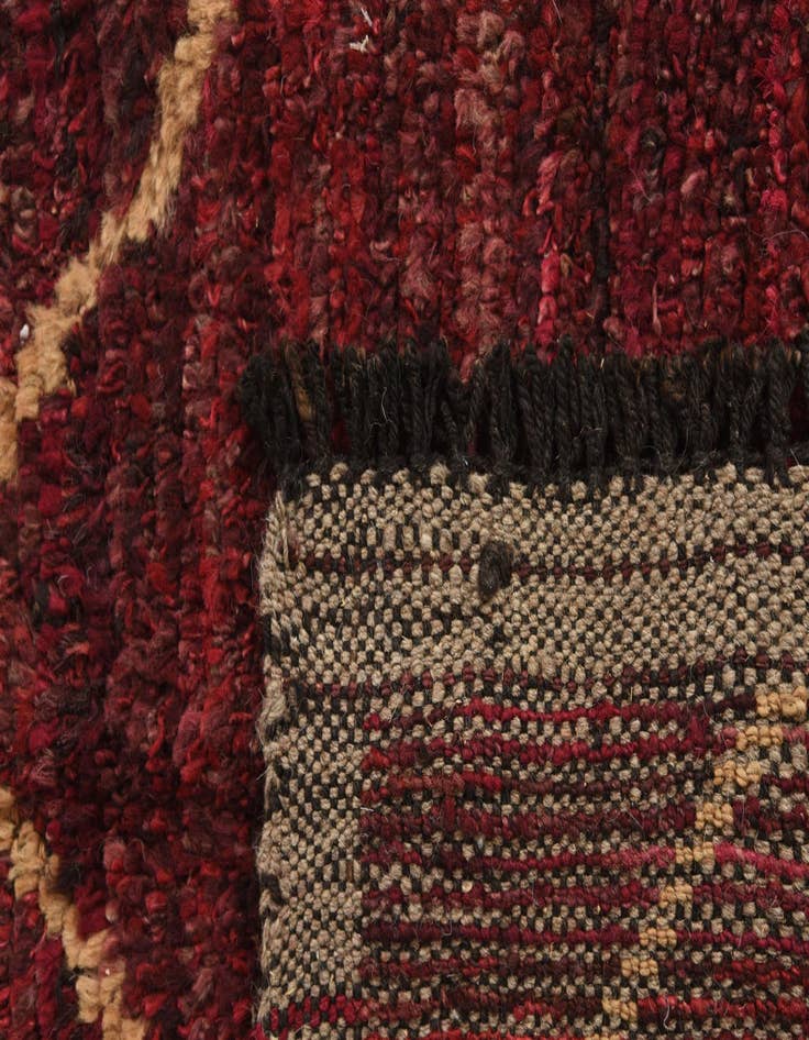 Detail image of  4' 2 x 6' 8  Hand Knotted Moroccan Wool Rug