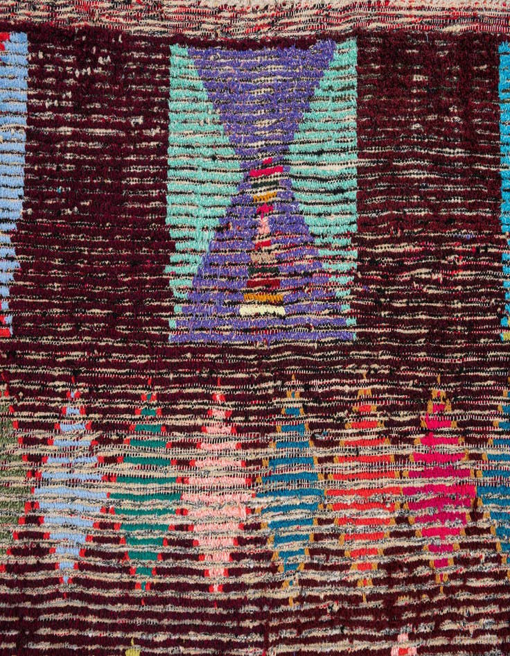 Detail image of  8' 5 x 10' 7  Hand Knotted Moroccan Wool Rug