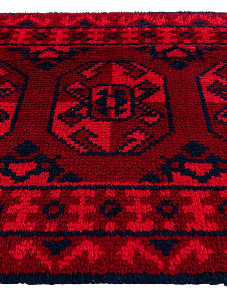 Detail image of  2' 7 x 4' 4  Hand Knotted Moroccan Wool Rug