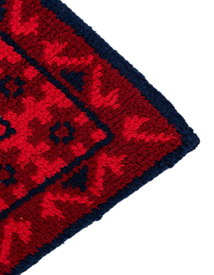Detail image of  2' 7 x 4' 4  Hand Knotted Moroccan Wool Rug