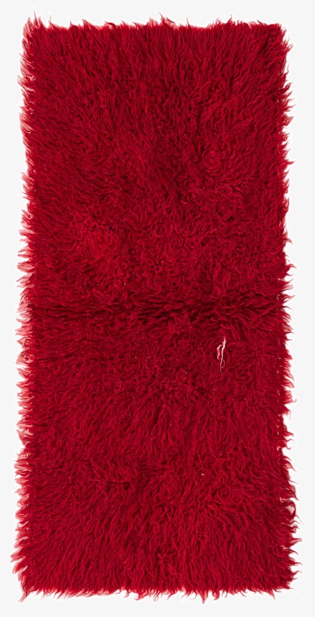  2' x 4' 2  Hand Knotted Moroccan Wool Rug