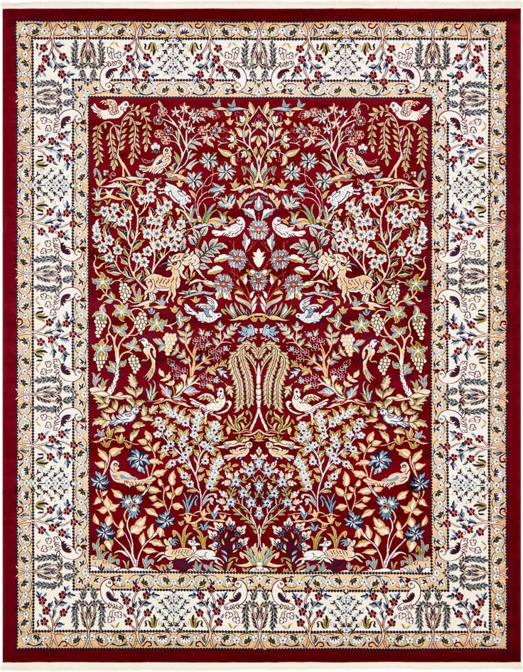 Detail image of  7' 10 x 10' Nain Design Rug