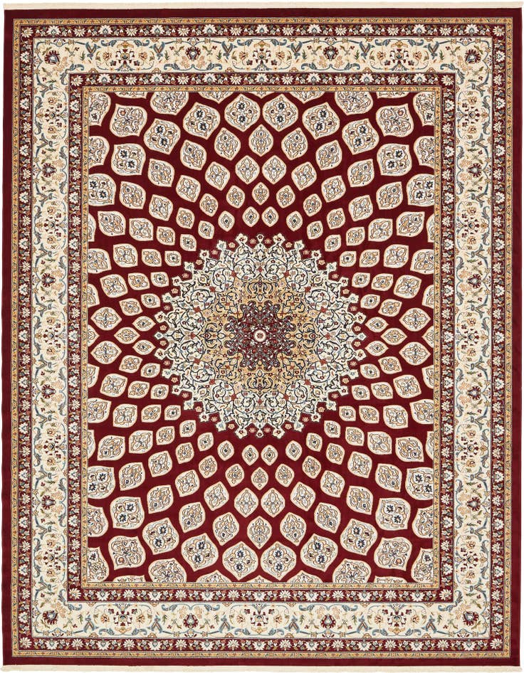Detail image of  10' x 13' Nain Design Rug