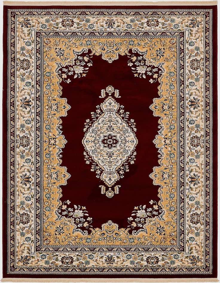 Detail image of  5' 3 x 8' Nain Design Rug