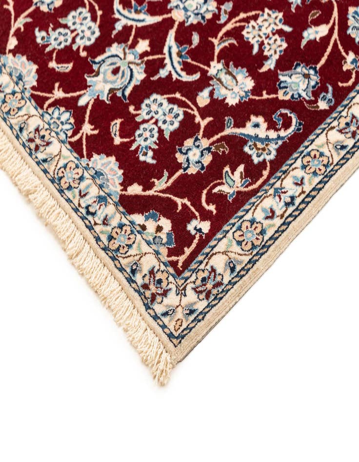 Detail image of  2' x 2' 10  Hand Knotted Nain Rug