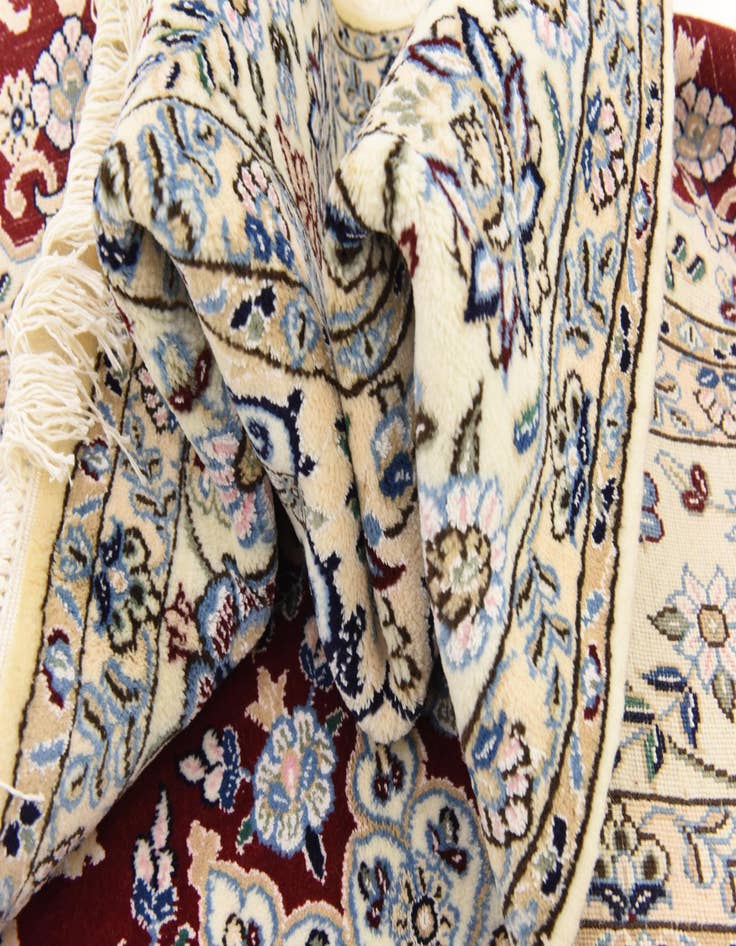 Detail image of 5' 1 x 8' Hand Knotted Nain Persian Rug