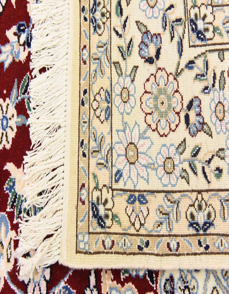Detail image of 5' 1 x 8' Hand Knotted Nain Persian Rug
