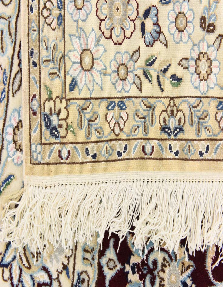 Detail image of  5' 2 x 7' 10  Hand Knotted Nain Persian Rug