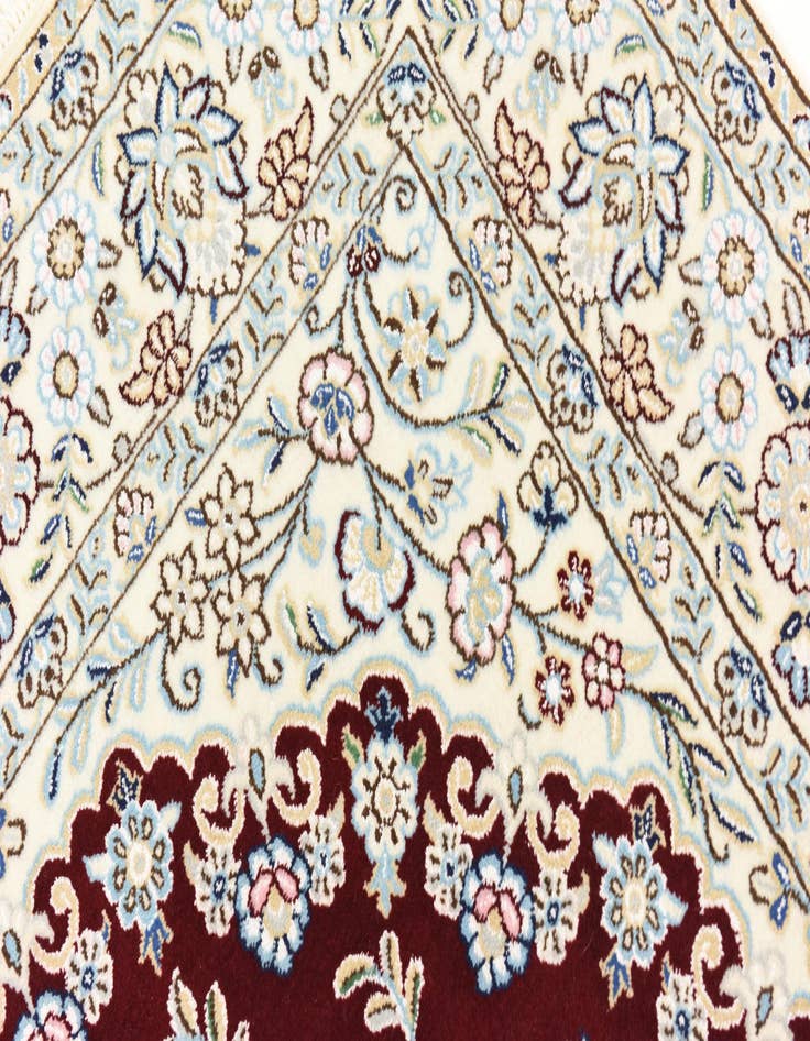 Detail image of  5' 2 x 7' 10  Hand Knotted Nain Persian Rug