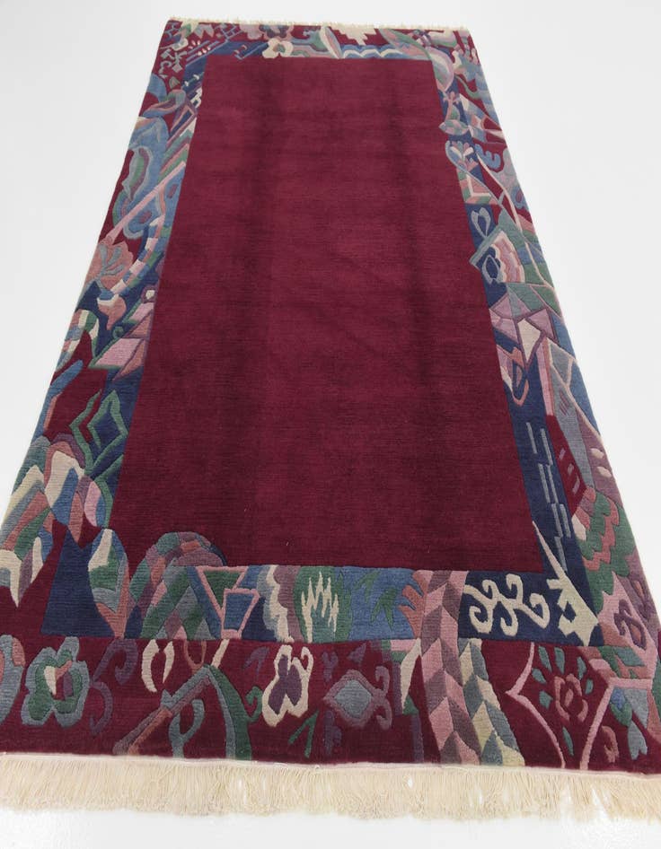 Detail image of 6' 6 x 9' 7 Hand Knotted Nepal Wool Rug