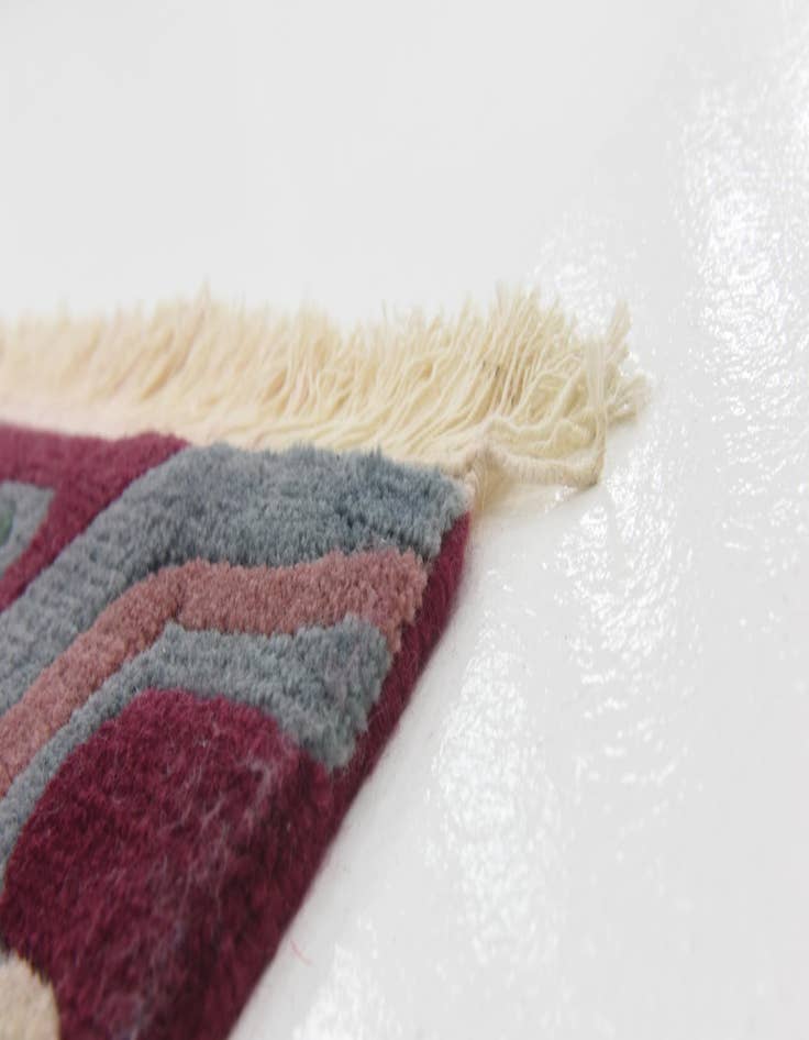 Detail image of 6' 6 x 9' 7 Hand Knotted Nepal Wool Rug