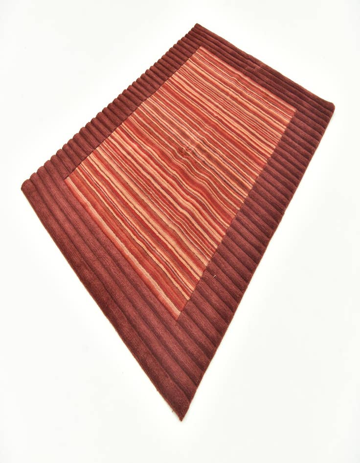 Detail image of  4' 8 x 6' 5  Hand Knotted Nepal Wool Rug