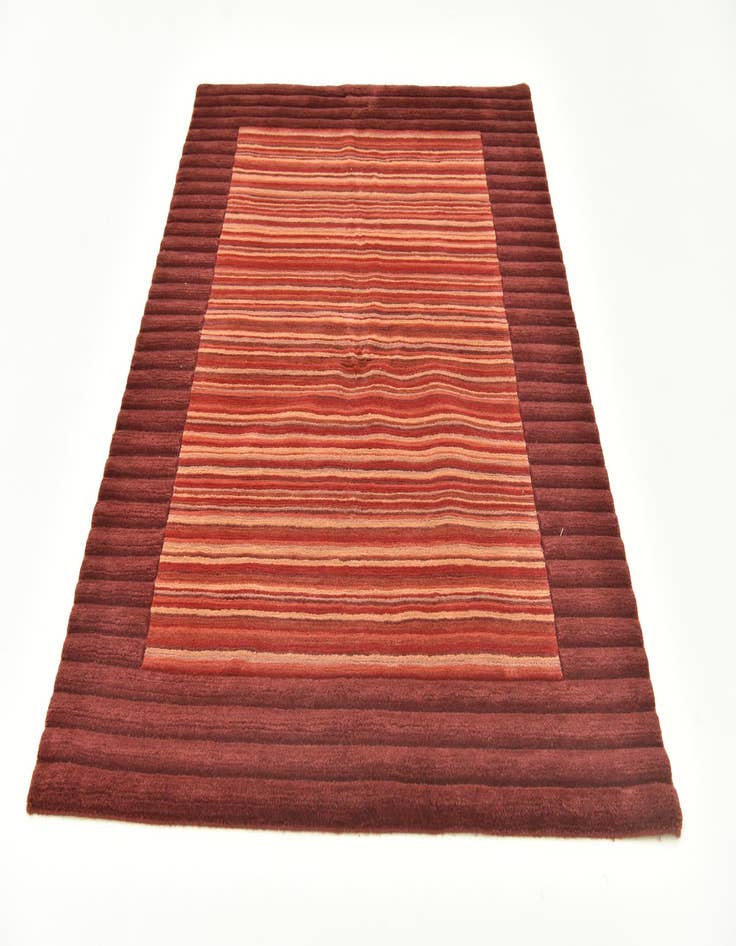 Detail image of  4' 8 x 6' 5  Hand Knotted Nepal Wool Rug