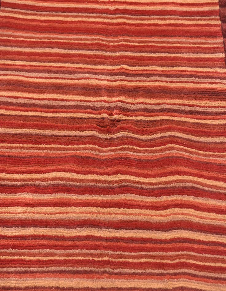 Detail image of  4' 8 x 6' 5  Hand Knotted Nepal Wool Rug